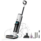Kenmore HF5010 AquaLite 3-in-1 Cordless Wet Dry Vacuum Hard Floor Cleaner with Automatic Air-Drying, 35mins Runtime &amp; One Edge Self-Cleaning Mop for Multi-Surface and Messes