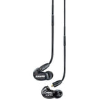 Shure AONIC 215 Wired Sound Isolating Earbuds, Clear Sound, Single Driver, Secure in-Ear Fit, Detachable Cable, Durable Quality, Compatible with Apple &amp; Android Devices Black