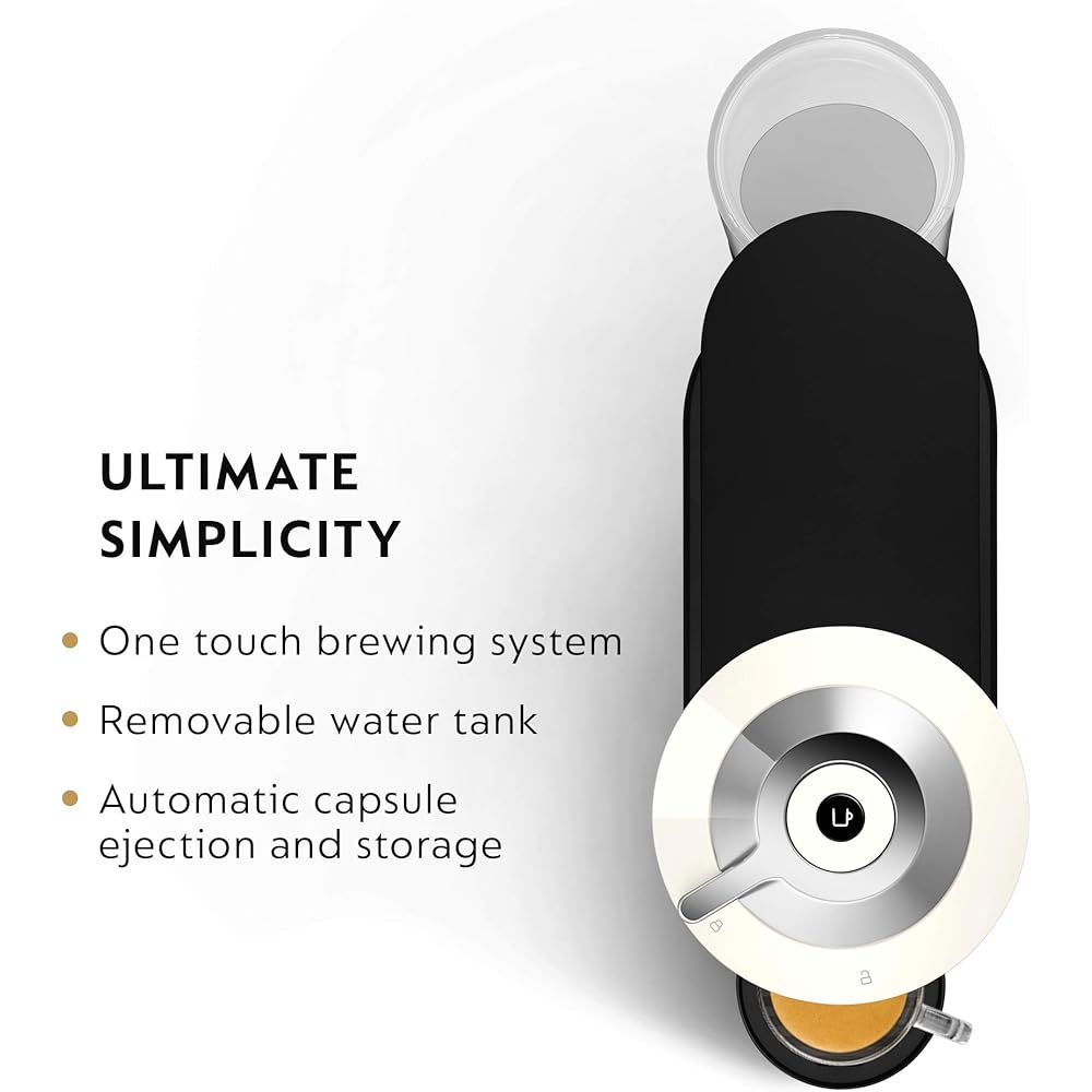 Nespresso Vertuo Next Coffee and Espresso Maker by De'Longhi with Aeroccino Milk Frother, White