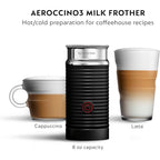 Nespresso Vertuo Next Coffee and Espresso Maker by De'Longhi with Aeroccino Milk Frother, White