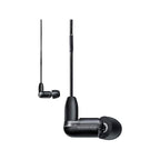Shure AONIC 3 Wired Sound Isolating Earbuds, Clear Sound, Single Driver with BassPort, Secure in-Ear Fit, Detachable Cable, Durable Quality, Compatible with Apple &amp; Android Devices Black