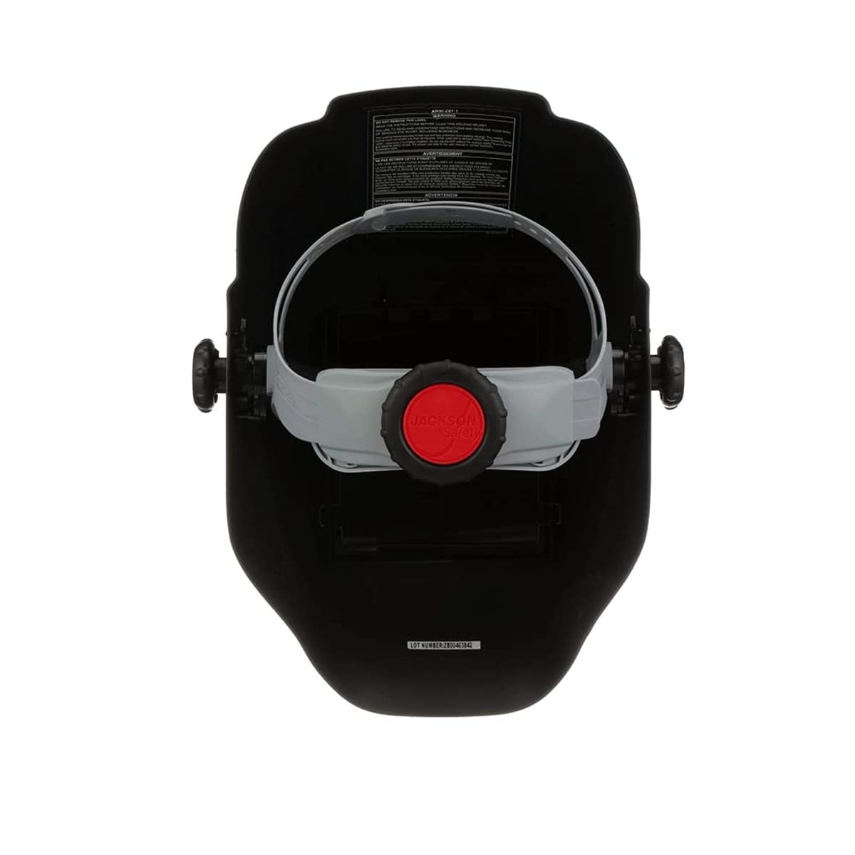 Jackson Safety HLX 100 Welding Hood Fixed Front Welding Helmet Shade 10, ANSI Z87.1 Heavy Metal Gray