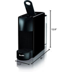 Nespresso Essenza Mini Espresso Machine by Breville with Milk Frother,20.3 fl oz, Piano Black