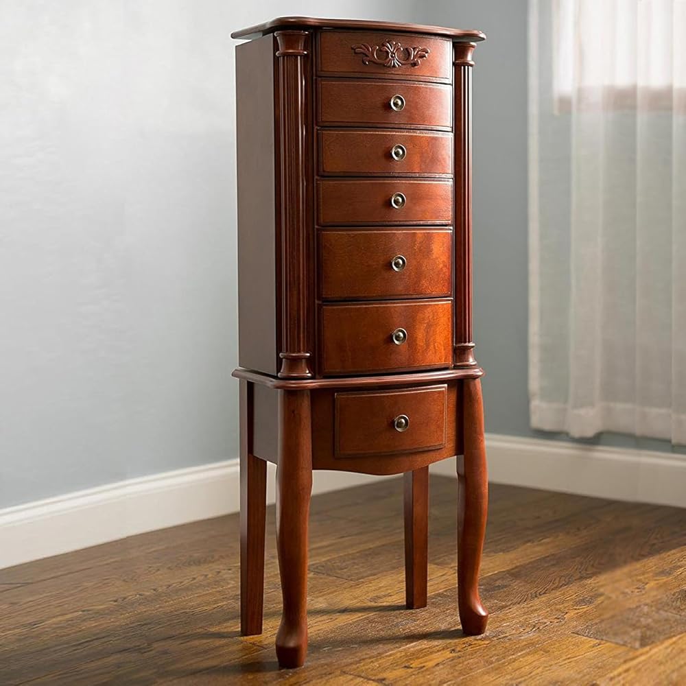 Hives &amp; Honey Morgan Jewelry Armoire, Cherry