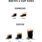 Nespresso Vertuo Pop+ Coffee and Espresso Machine by De'Longhi with Aeroccino Milk Frother, Liquorice Black