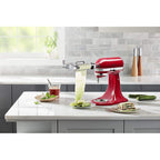 KitchenAid Vegetable Sheet Cutter Attachment with Noodle Blade Red KSM2SCA