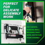 Metabo HPT Pin Nailer, Pro-Preferred Pneumatic Power Nailers for Cabinets, Trim, and Crafting, Makes Invisible Holes, Lightweight 2.0 lbs Tool, 23 Gauge, 5/8" to 1-3/8" Headless Micro Pins, NP35A
