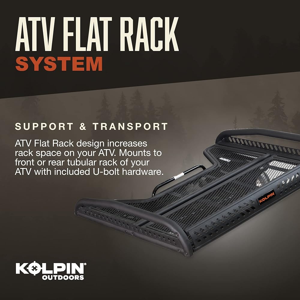 Kolpin ATV Flat Rack 53400, Black, One Size
