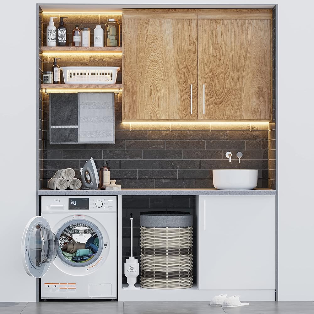 KoolMore 2-in-1 Front Load Washer and Dryer Combo, 2.7 Cu. Ft., for Apartment, Dorm, RV, 16 Wash and 4 Dry Cycles, Compact Space Saver [White] [120V] (FLC-3CWH)