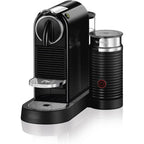 Nespresso CitiZ Coffee and Espresso Machine by De'Longhi with Milk Frother, Black, 9.3 x 14.6 x 10.9 inches