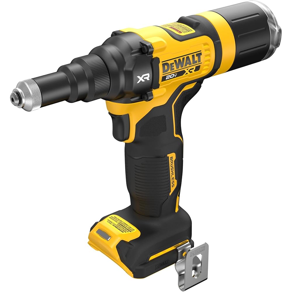 DEWALT 20V MAX XR Cordless Rivet Tool, 3/16", Bare Tool Only (DCF403B)